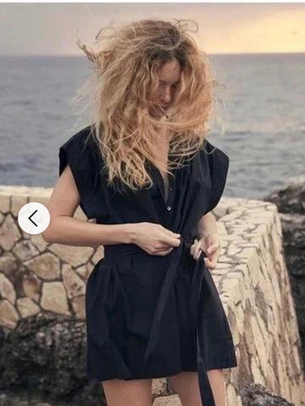 Doen Alvina Dress in Black Size Small